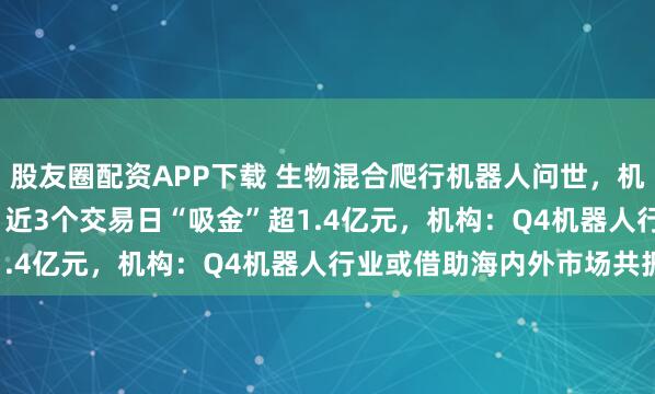 股友圈配资APP下载 生物混合爬行机器人问世，机器人ETF（159770）近3个交易日“吸金”超1.4亿元，机构：Q4机器人行业或借助海内外市场共振