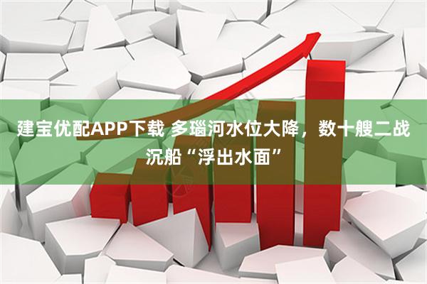 建宝优配APP下载 多瑙河水位大降,数十艘二战沉船“浮出水面”